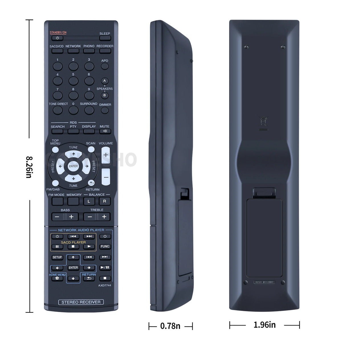 AXD7744 Replacement Remote Control For Pioneer AV Receiver SX-20DAB SX-20-K