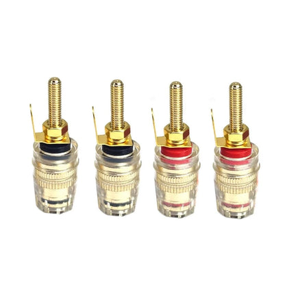 bnafes 4mm Banana Plug Socket, Gold Plate Binding Post for Amplifier Speaker...