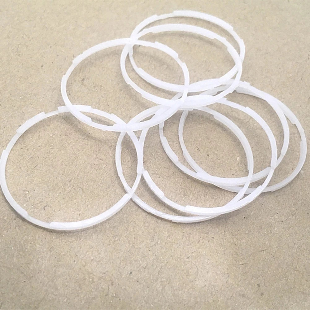 White Plastic Watch Movement Spacer Ring For Seiko 7009A Watch Movement Tools