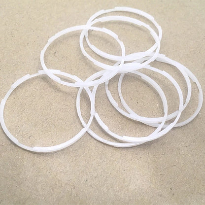 White Plastic Watch Movement Spacer Ring For Seiko 7009A Watch Movement Tools