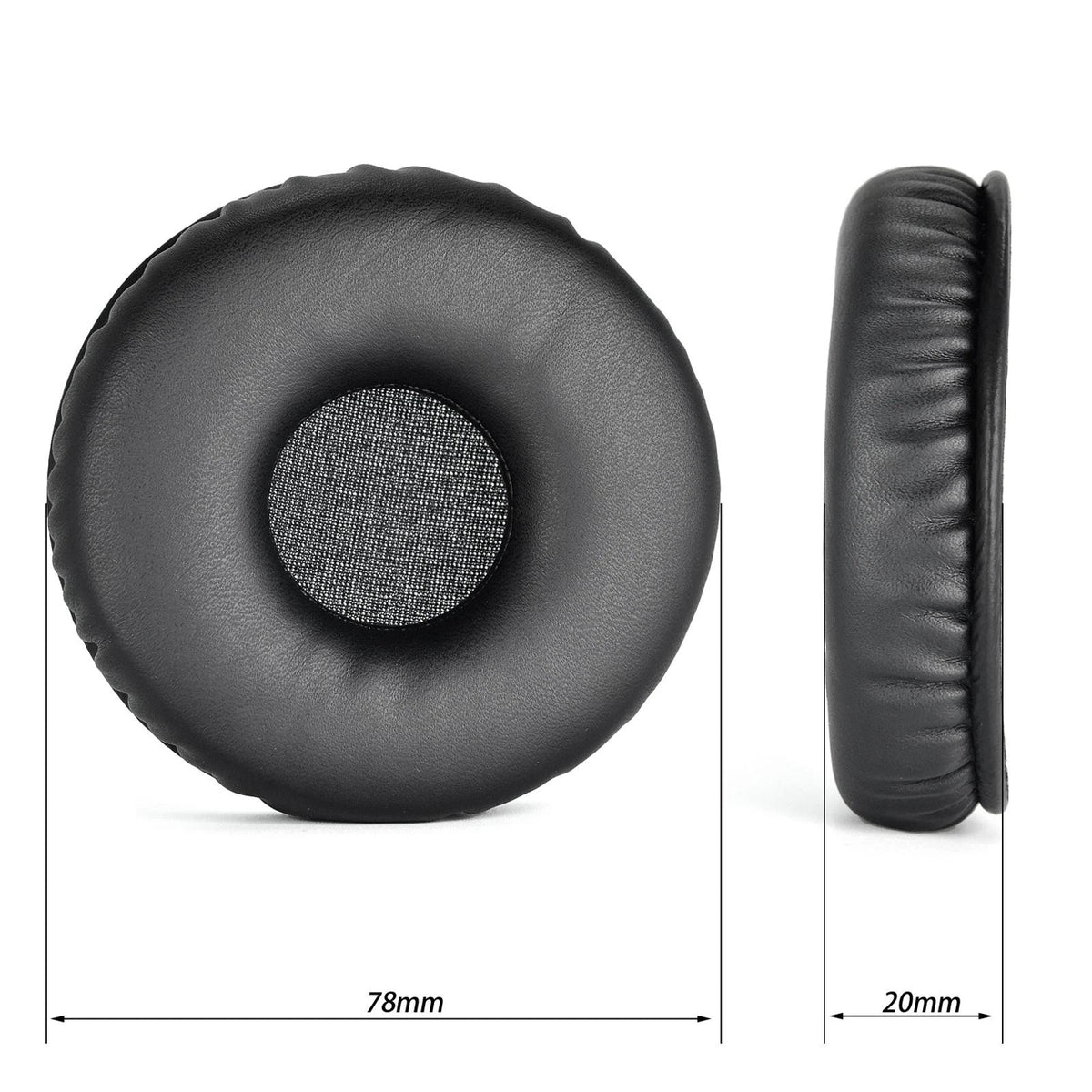 2Pcs Leather Sponge Earphone Ear Pads Cushion Covers Earmuffs For Sony WH-XB700-