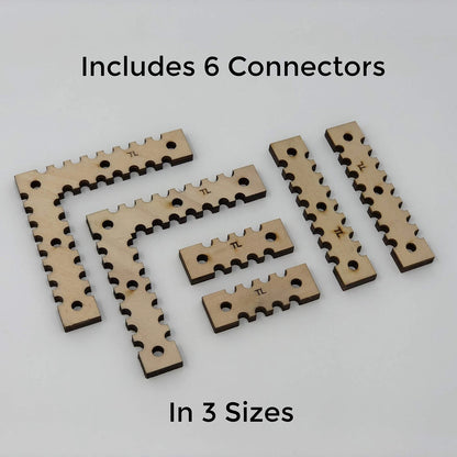 Tinkering Labs Wood Parts Pack | Complete Set 6.26 x 6.25 x 2 inches, Brown