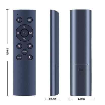 Remote Control For Klipsch 1067744 Soundbar R-4B II 1067420 R-4BII