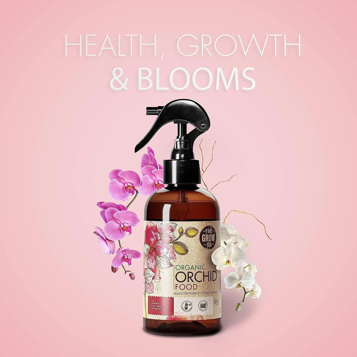 Organic Ready to Spray Orchid Food Mist - Bloom Booster Fertilizer for...