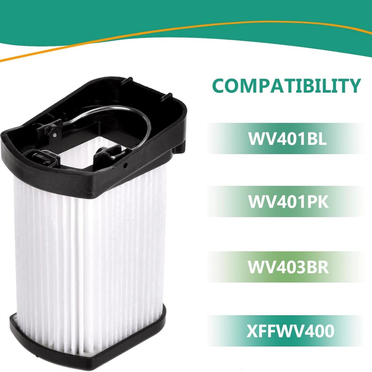 4P Washable Filter For Shark Wandvac Power Pet Handheld WV401PK WV403BR WV410PR