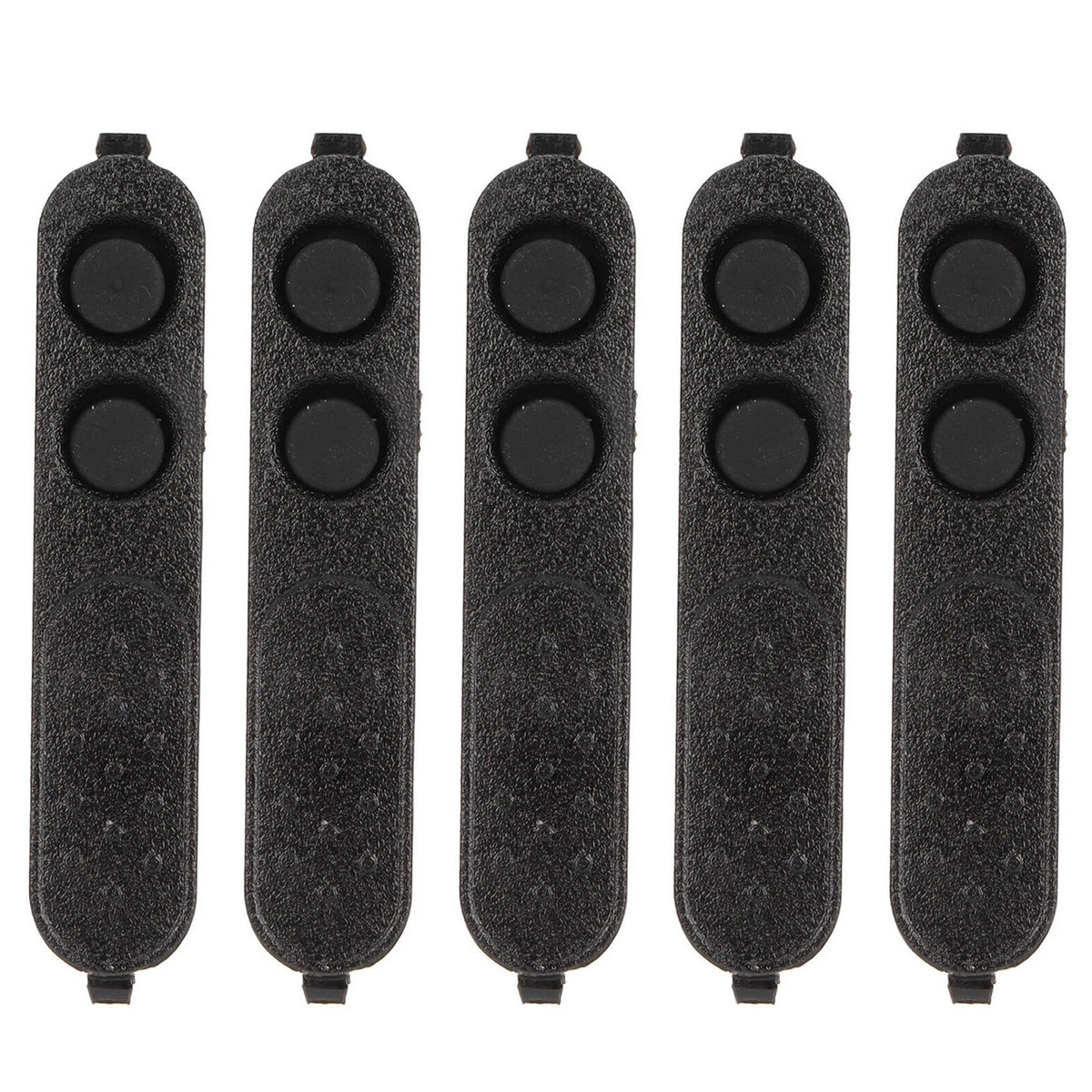 5Pcs Walkie Talkie PTT Lock + Rubber For Motorola XIR P3688 DEP450 DP1400 CP200d