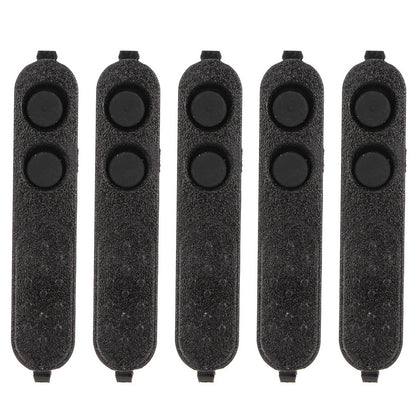 5Pcs Walkie Talkie PTT Lock + Rubber For Motorola XIR P3688 DEP450 DP1400 CP200d