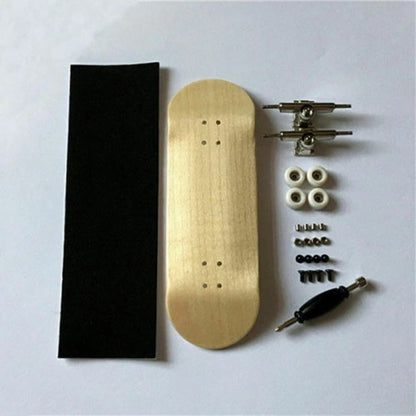 Wood Wooden Maple Deck Handmade Fingerboard Finger Skateboard Pro Set