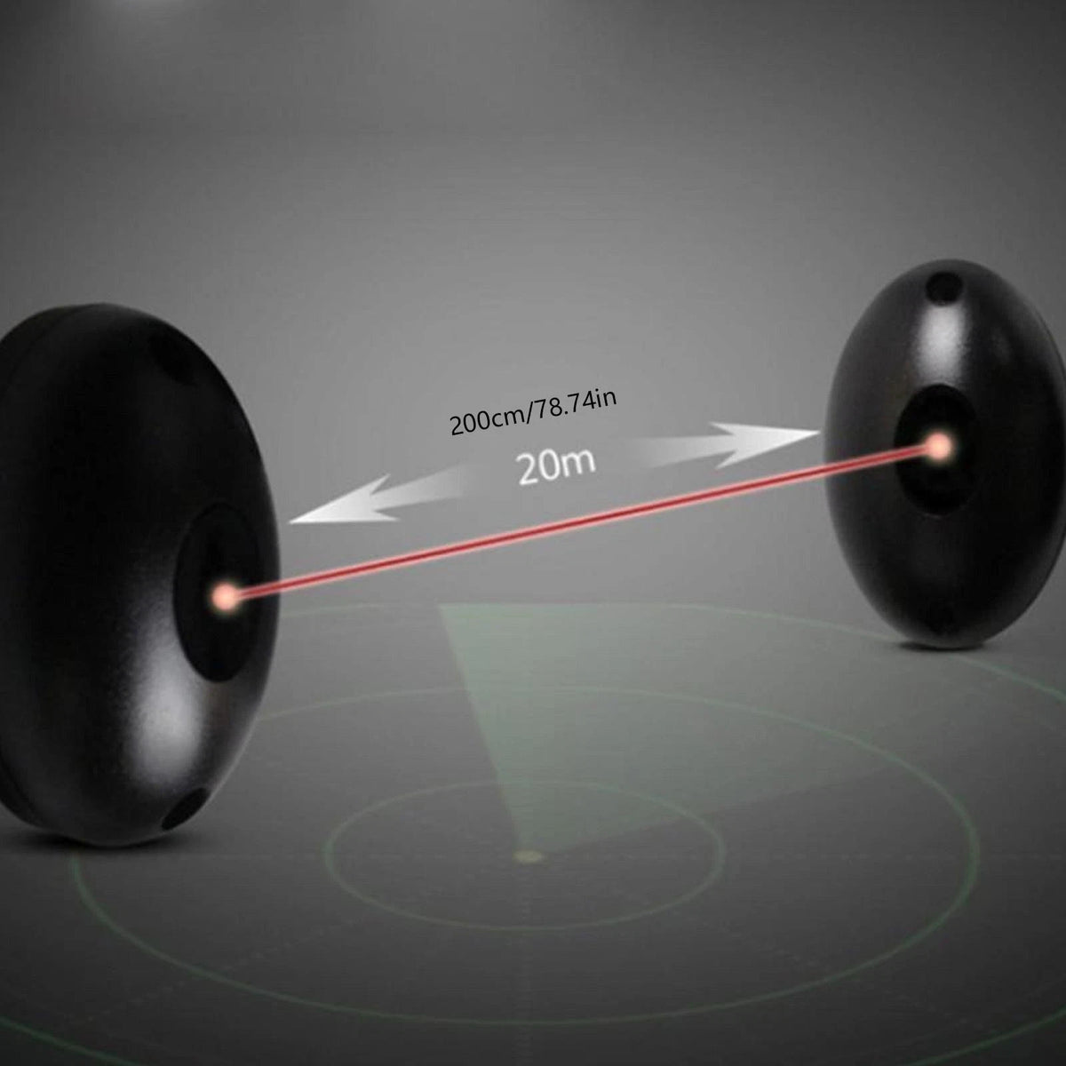 20M Single Beam Detector Alarm Photoelectric Infrared Laser Sensor Anti Theft D
