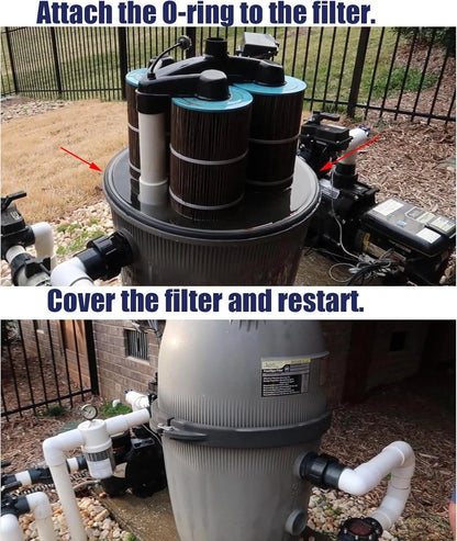 R0357800 Pool Filter Tank O-Ring Replacement for Jandy CL340, CL460, CL580,...