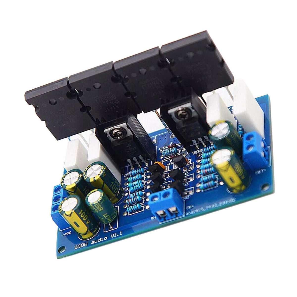 1 PC DC 35-60V 200W Mono Power Amplifier Board HiFi PCB Audio Amp Module Part