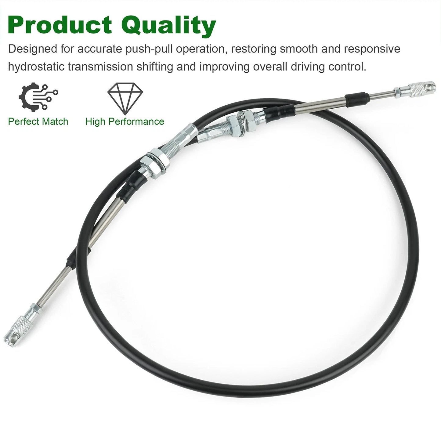 AM120869 Forward Reverse Push Pull Cable for John Deere F510,F525