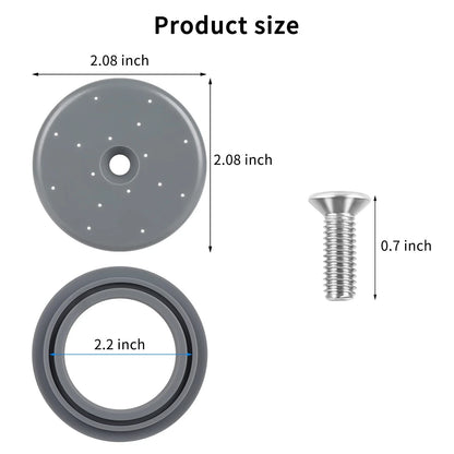 3 Pack Pre-Rinse Spray Valve Repair Kit for Most Commercial Kitchen Sink Gray