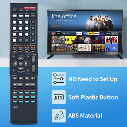RAV285 WN05830US Remote Control For Yamaha AV Receiver HTR-6160 RXV663