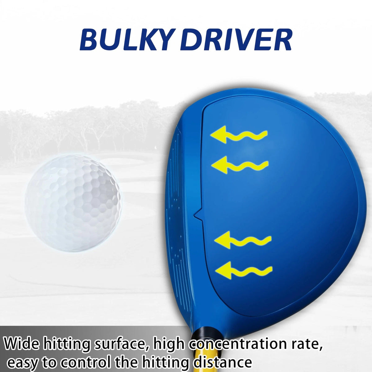 PGM Children's Golf Club Set - Can Hit Real Balls, 3 Pieces 2-3 years, Blue