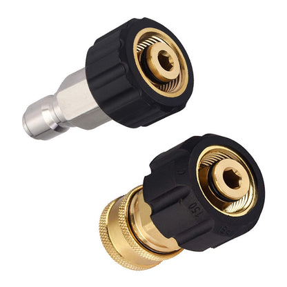 Pressure Washer Hose Adapter convert 3/8" threads to quick release fittings