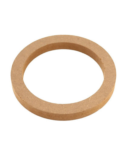 QWORK Wooden Speaker Spacer Rings, 8 Pcs 6.5" Car MDF Ring, 8 Pack
