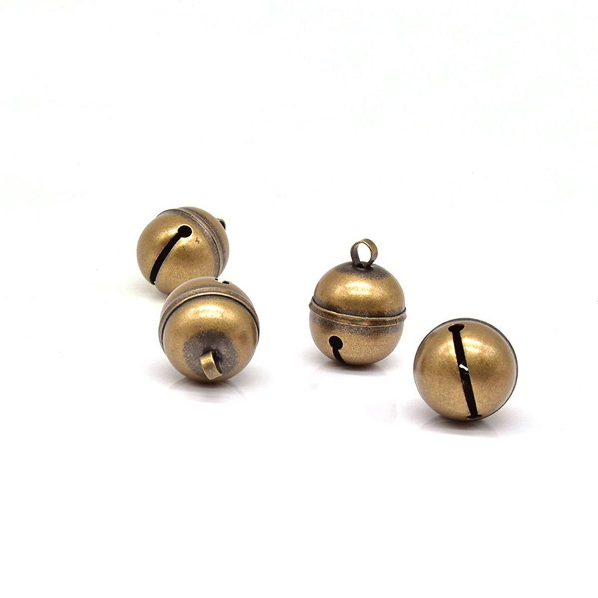 2 Pack Pendant Accessories Dog Bell Cat bell For Collar Brass Loud Pet Bell