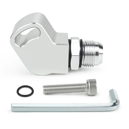 1JZ 2JZ Power Steering Pump Suction Swivel Fitting 10AN Silver