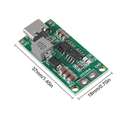 ATNSINC 2PCS Multi-Cell 2S 3S 4S Type-C USB Boost Converter to 8.4V 2A