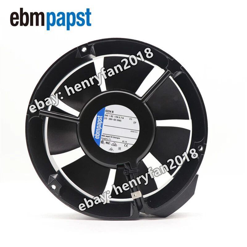 Ebmpapst 6224N Axial Fan DC 24V 17W 710mA ??172x51mm Cabinet Cooling Fan