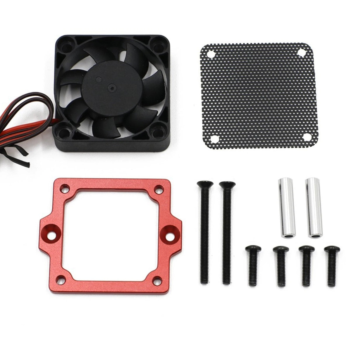 ESC Cooling Fan Kit For TRAXXAS Trx4 Trx6 Land Rover Defender Ford 1/10 RC Car#