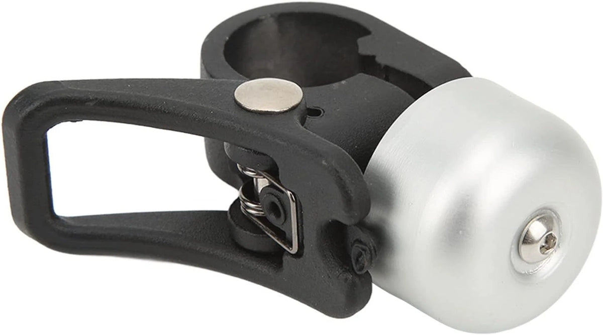 Dilwe Electric Scooter Bell, Aluminum Alloy Handlebar Horn Silver
