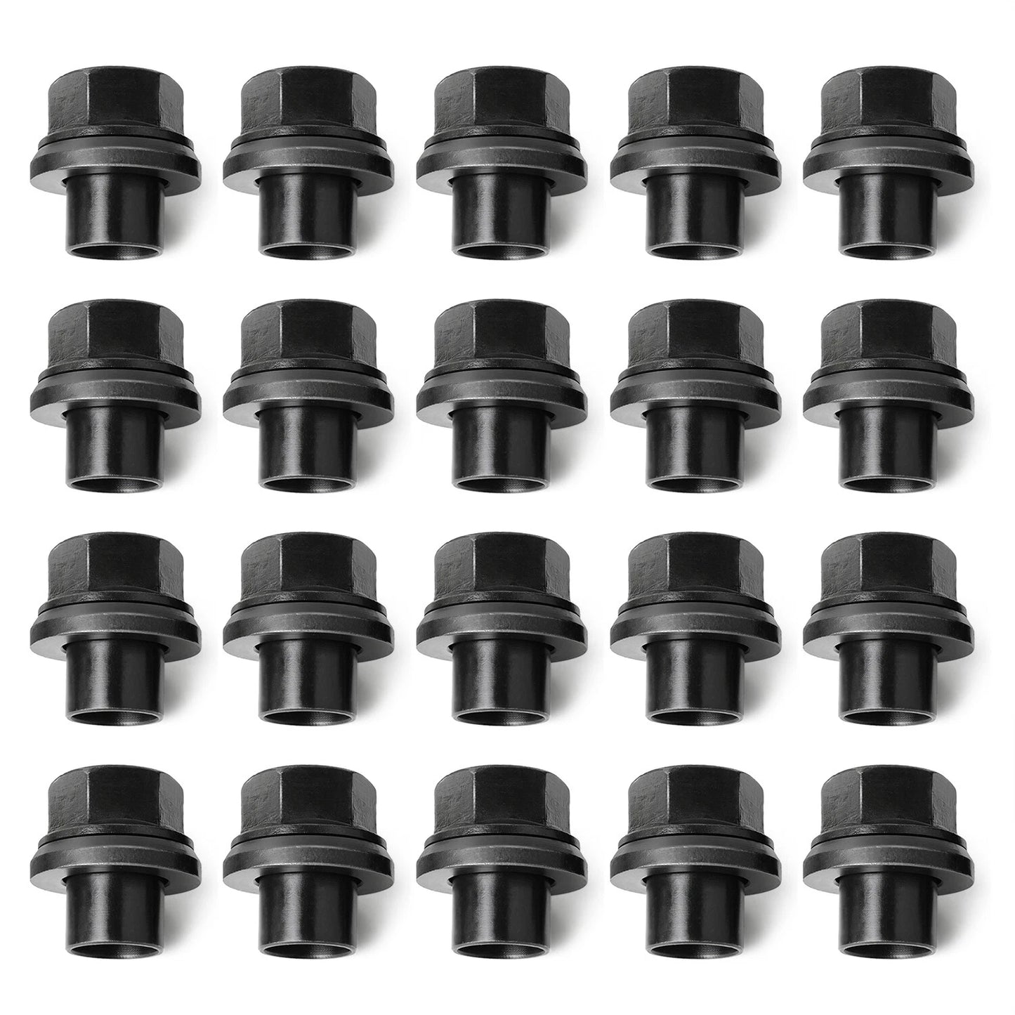 20 Pack 33mm M22x1.5 x 19mm Wheel Nuts Sleeve Nuts M22-1.5x19mm Skirt Flange
