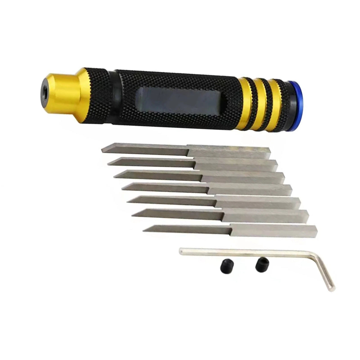 Metal Scriber Handle With Blade Resin Carved RC Hobby Cutting Tool For Gundam