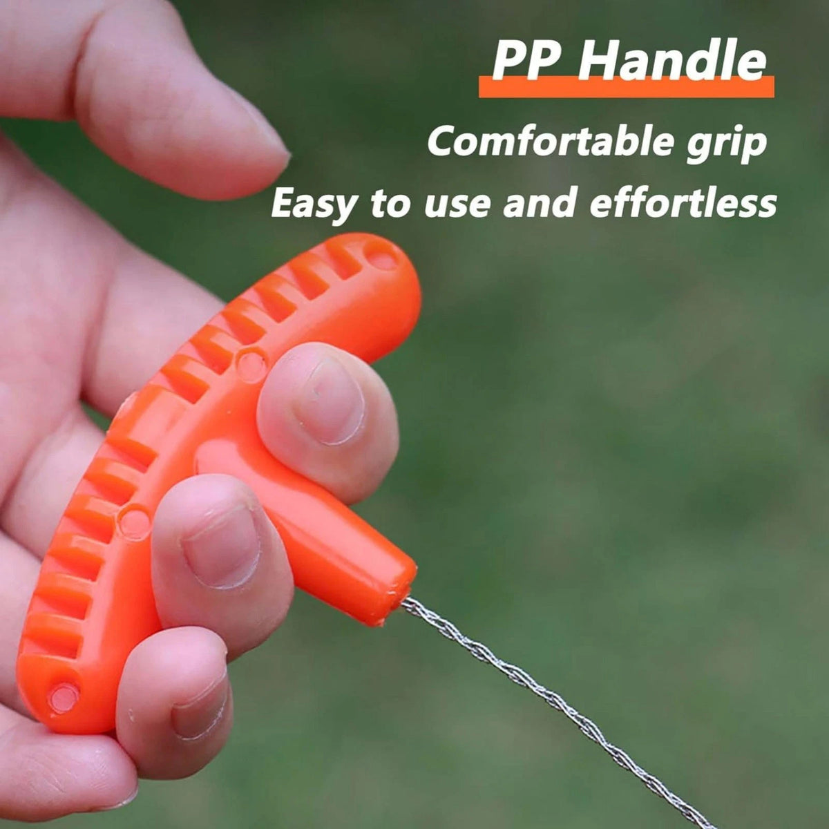 Lightweight Wire Saw With PP Handles For Hiking Backpacking Camping Outdoor Gear