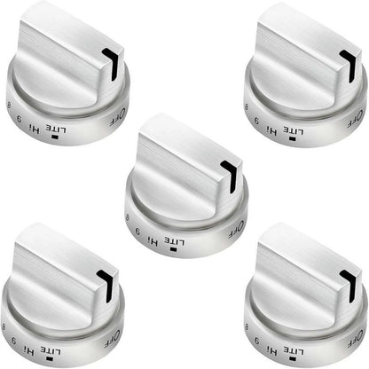 High Quality 5PCS Control Knob for GE Gas Range Stove Replacement Part