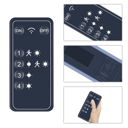 Remote Control For VENSSTNOR Solar Motion Sensor Flood Lights Outdoor