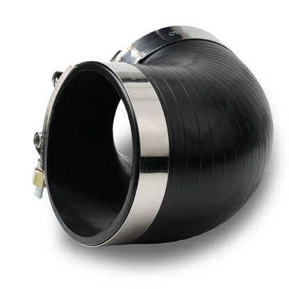 Performance 9781 Black 90 Degree Coupler Boot For 4 Inch Diameter Intake Tubes