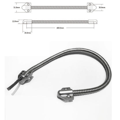 400mm Length Control Lock Electric Exposed Door Lock Stainless Steel Cable Line