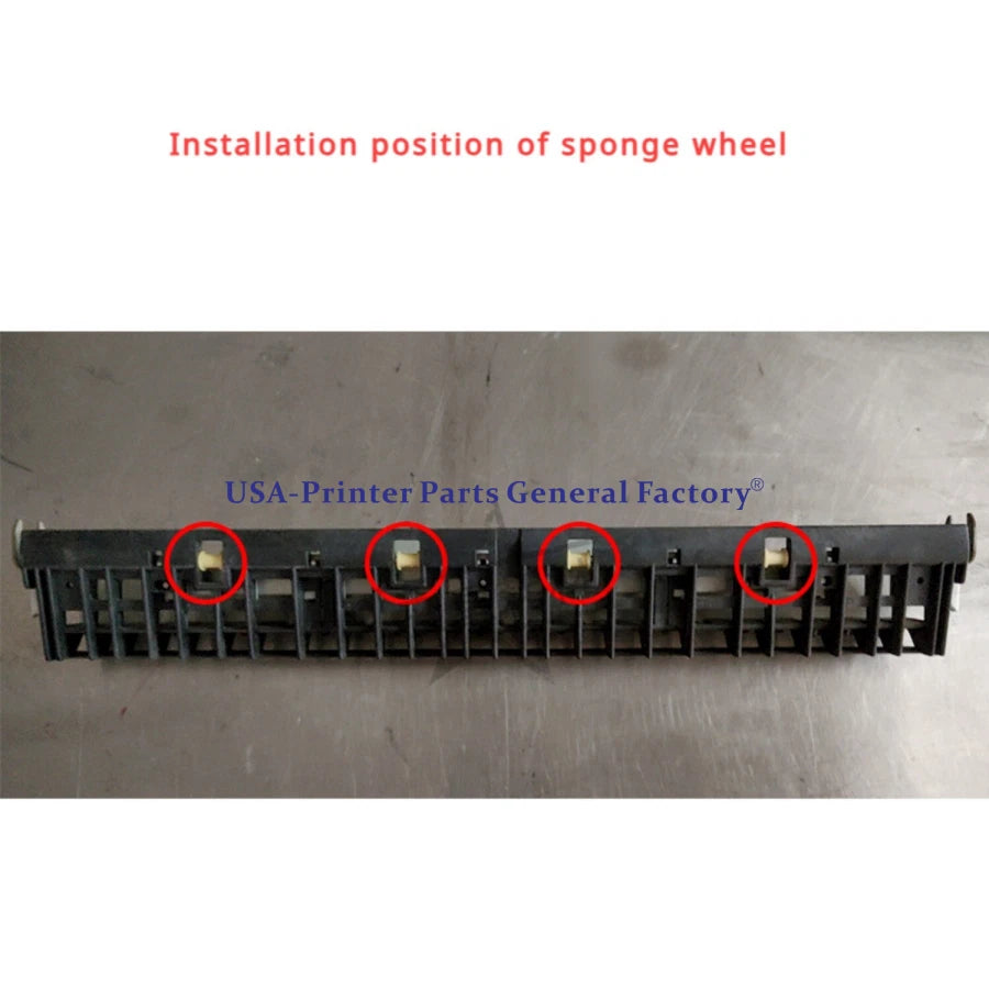 3 Set Fusing Paper Sponge Wheel For Xerox 700 6500 560 240 242 J75 C75 7600 7550