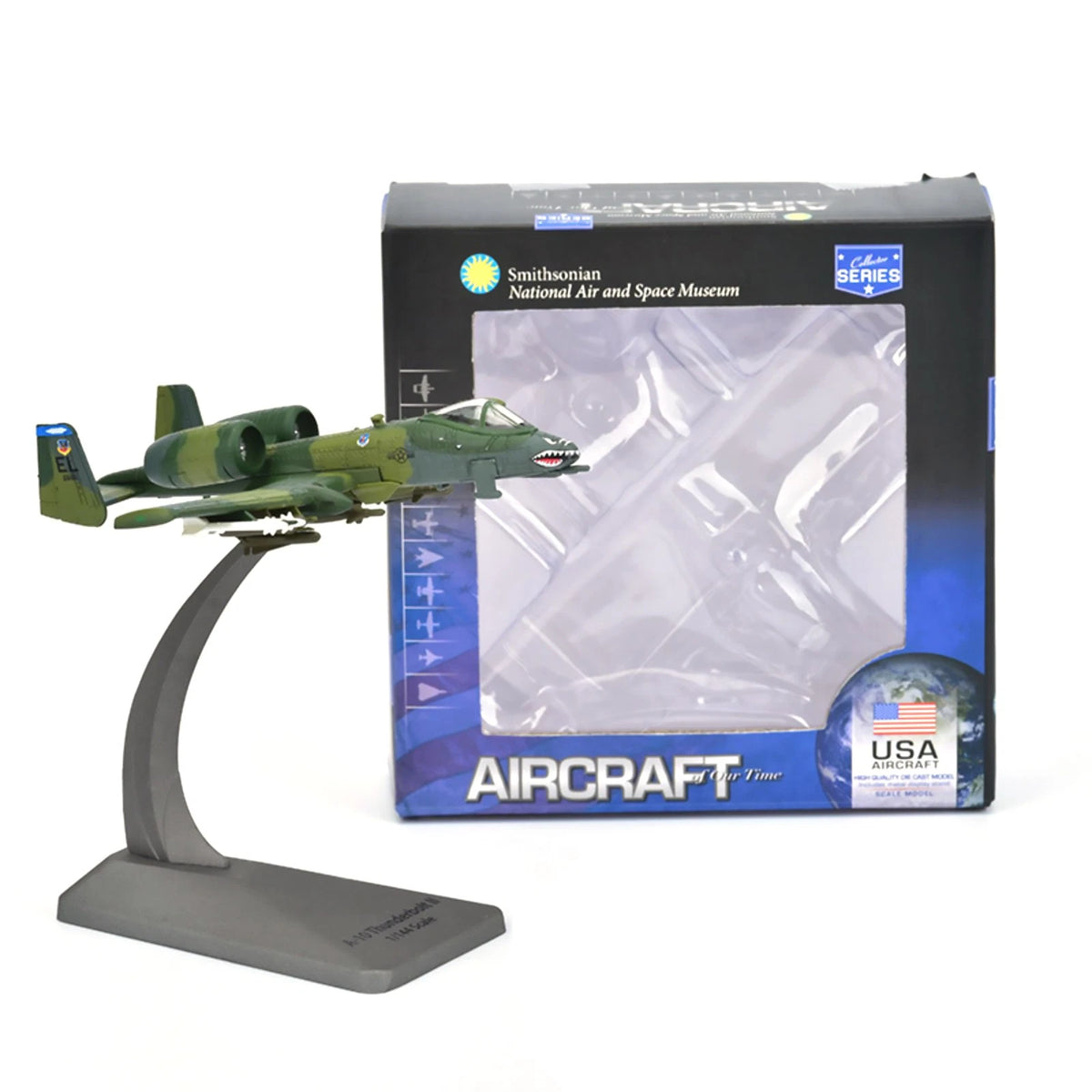 1/144 Diecast Alloy A-10 Fighter Military Airplane Model With Display Stand