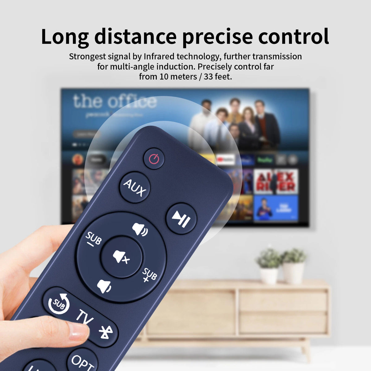 Replacement Remote Control Compatible For Klipsch The Fives Powered Speakers