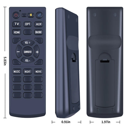Remote Control For Definitive Technology Studio 3D Mini Sound Bar -