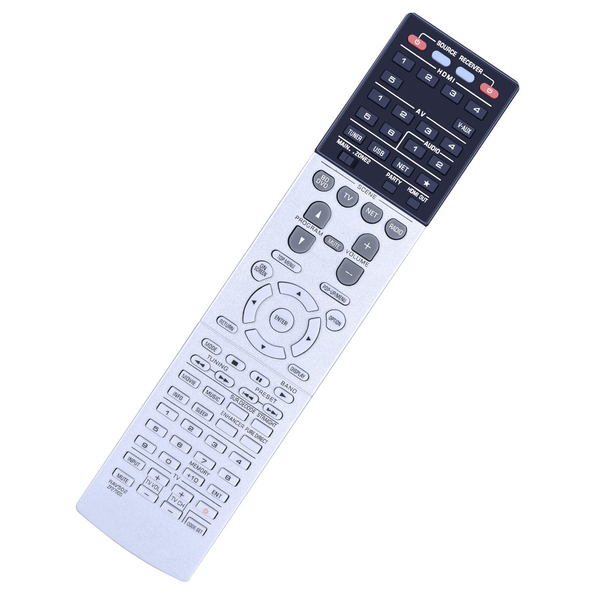 RAV502 ZF27000 Replacement Remote Control For YAMAHA AV Receiver RX-V775