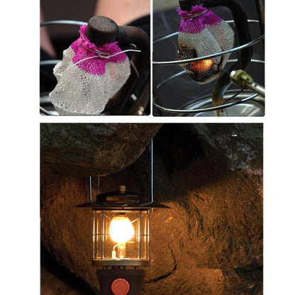 50 Pack Outdoor Camping Gas Lamp Lantern Mantles Pressure Lantern Mantle 100mm