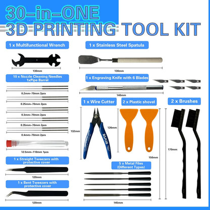 3D Printer Tool Kit (30 PCS) 30 PCS