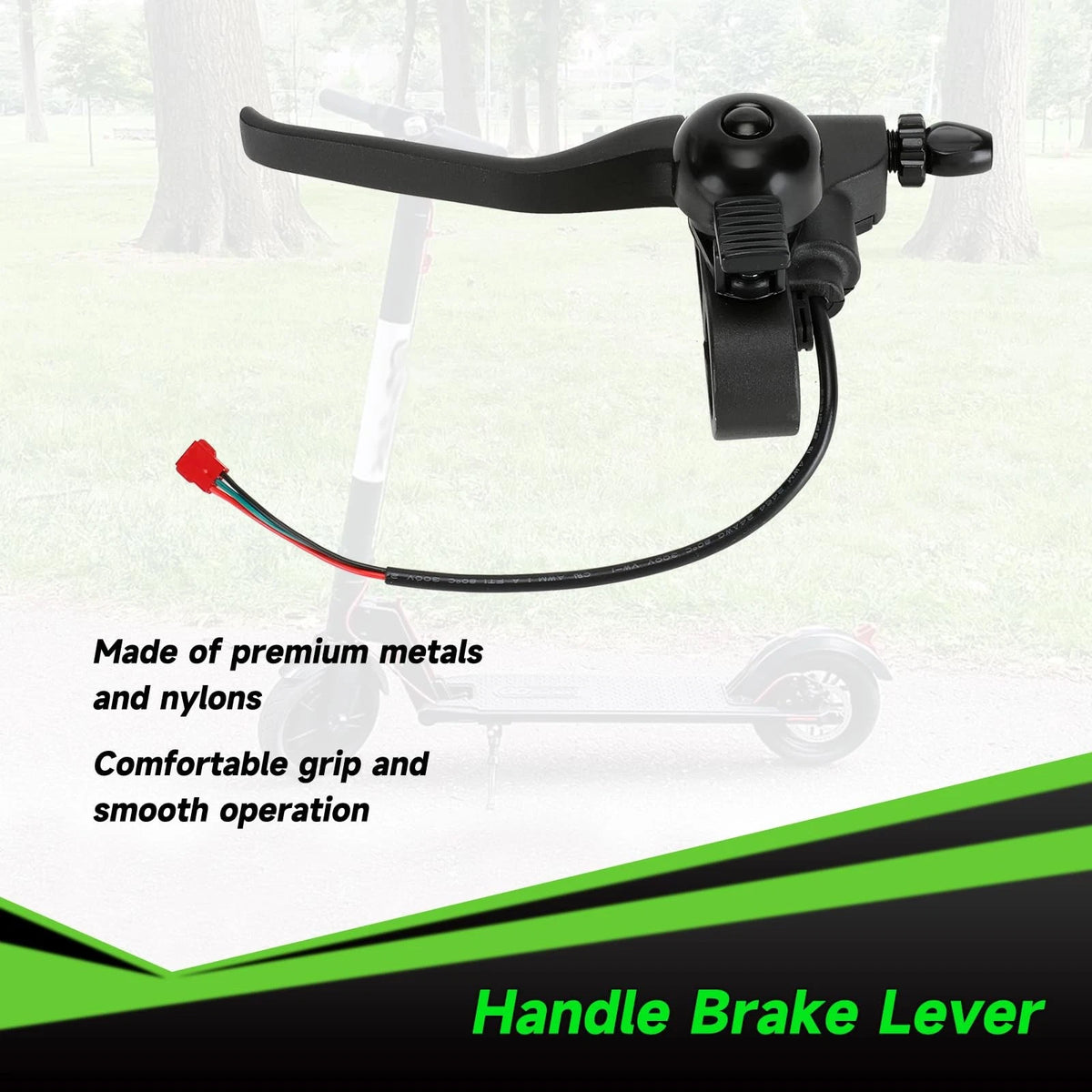 XIKOBY Universal Left Brake Handle Lever & Cable Compatible 74.5, Black