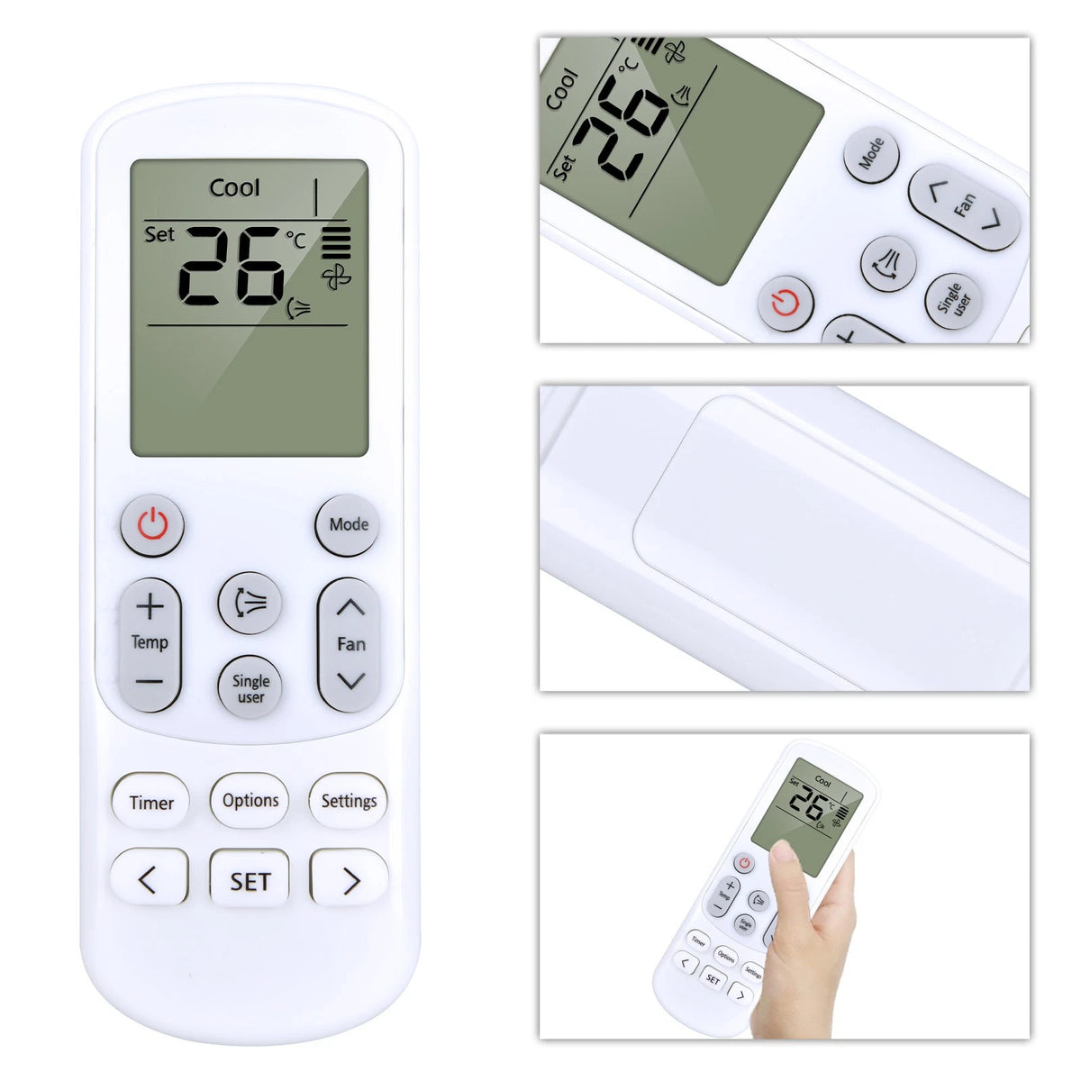 Remote Control For Samsung Air Conditioner DB93-15169D DB93-15882Q DB93-14643D