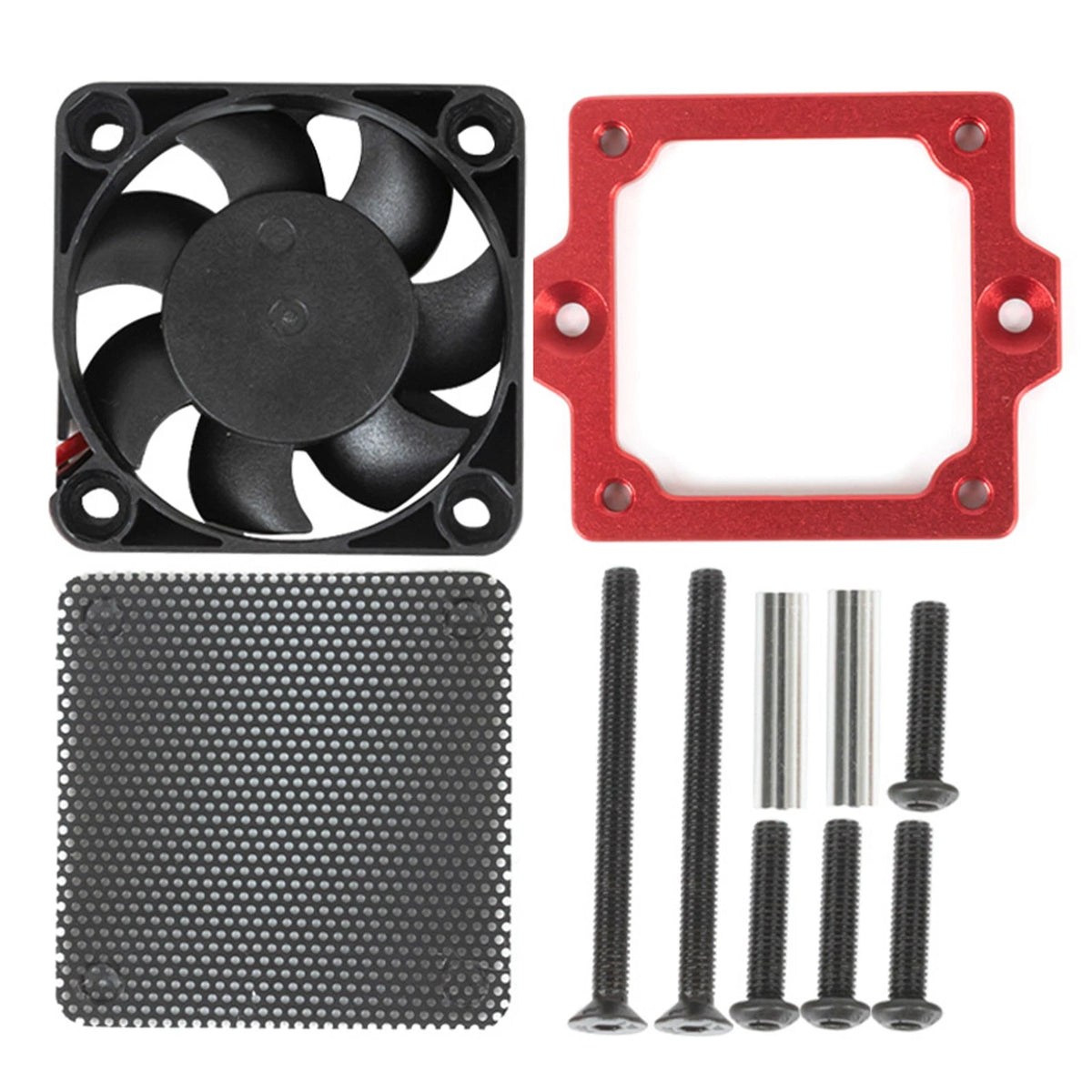 ESC Cooling Fan Kit For TRAXXAS Trx4 Trx6 Land Rover Defender Ford 1/10 RC Car#