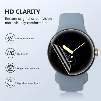 EGV 6 Pack for Google Pixel Watch 41mm Screen Protector, 41mm, Transparent