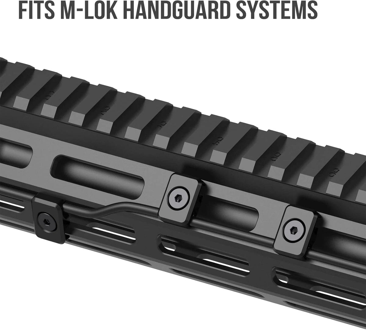 CGM909 Pressure Switch Cable Guides Compatible with M-LOK System, Black