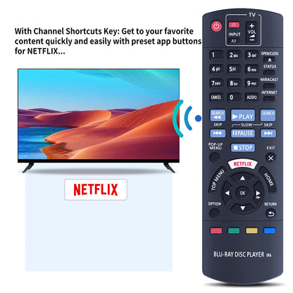 N2QAYB001031 Remote Control For Panasonic Disc Player DP-UB420 UB820