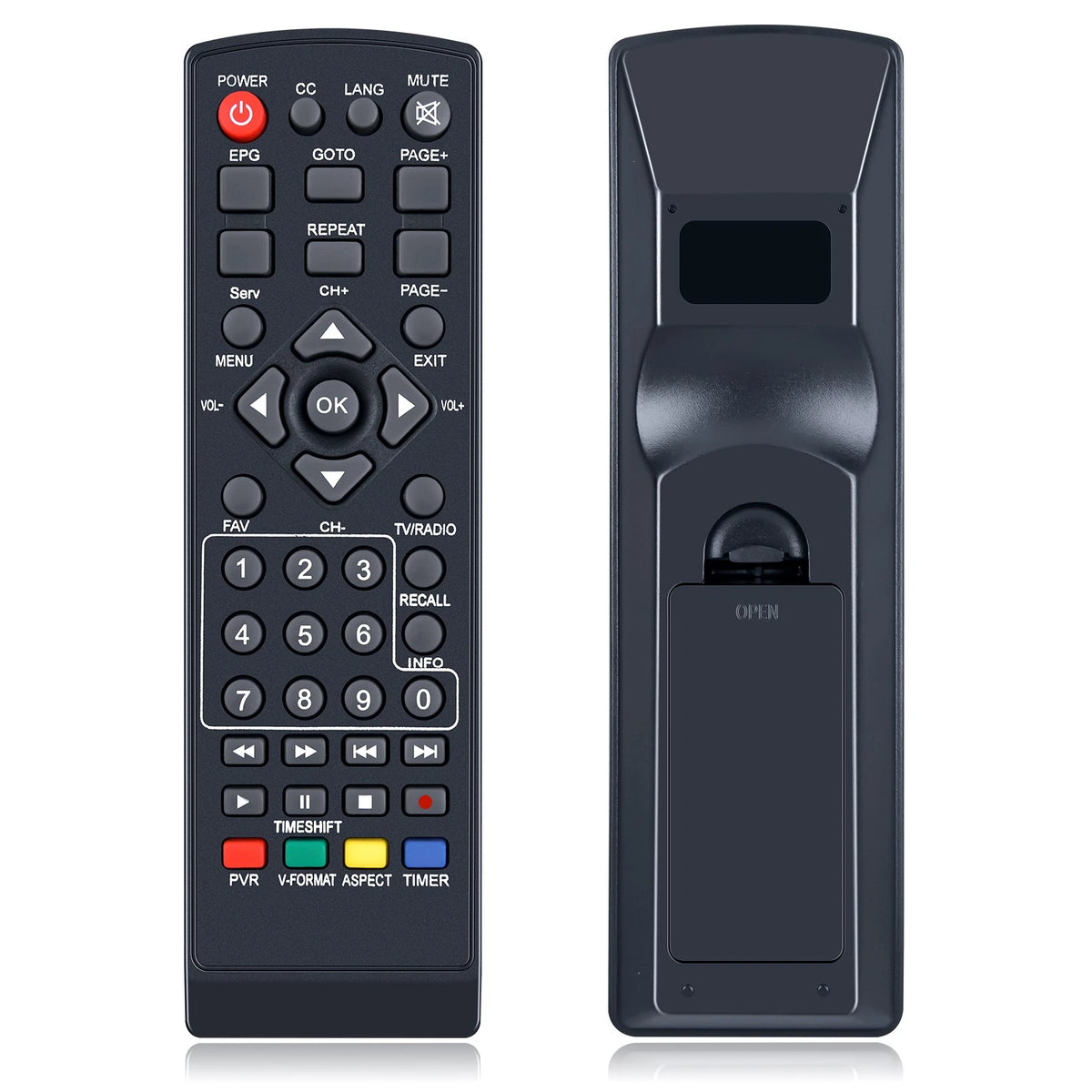 Replacement Remote Control For TOP-ENERGY Digital TV BOX