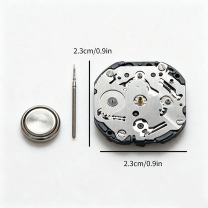 10½''' 3-Hands 3-Eye Quartz Watch Movement Replacement For Japan VX3JE Repair
