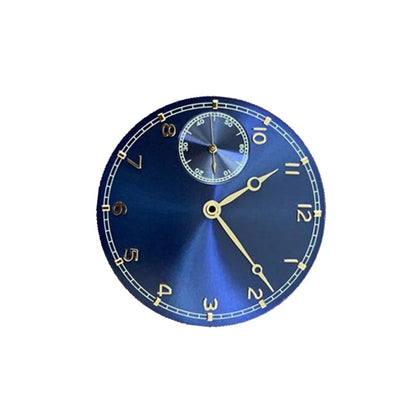 0.4mm Thick Blue 37mm Watch Dial With Hands for ETA 6497 ST3600 Movement Parts x